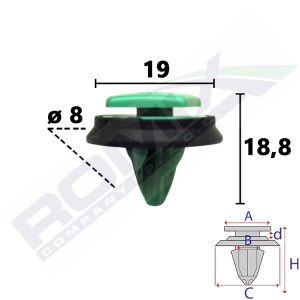 spinka listwy C70964